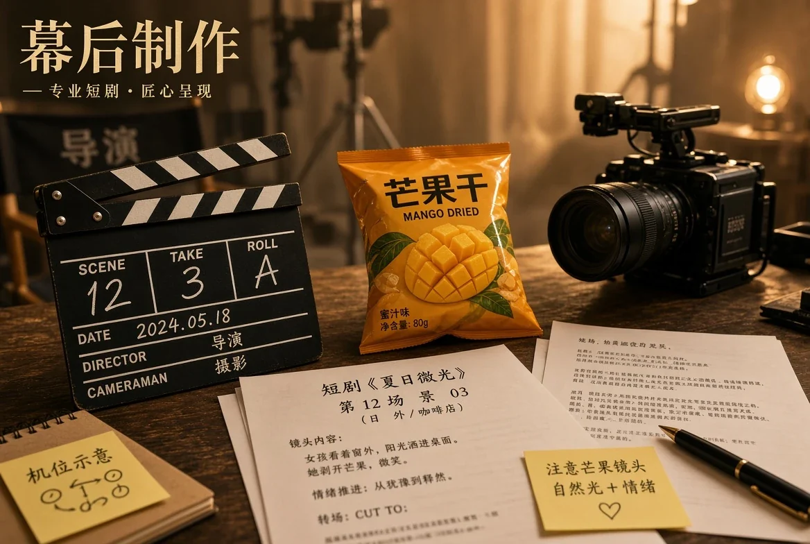 幕后制作氛围配图