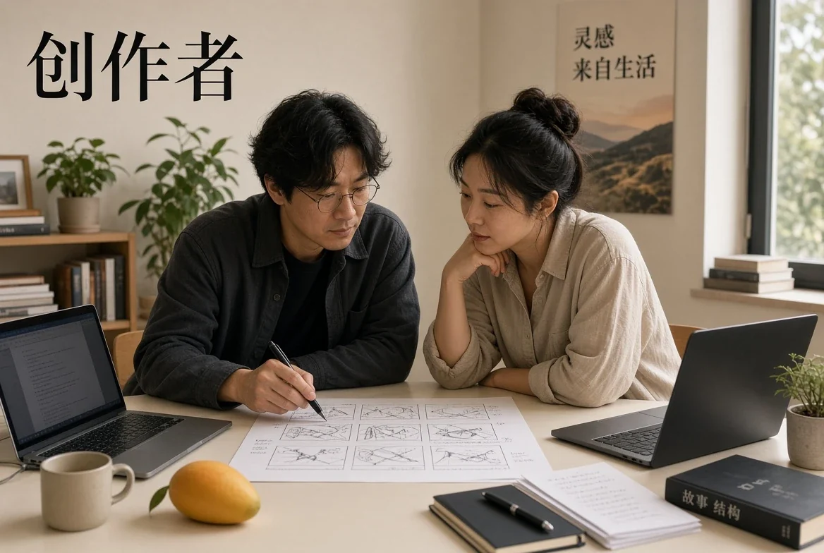 创作者氛围配图